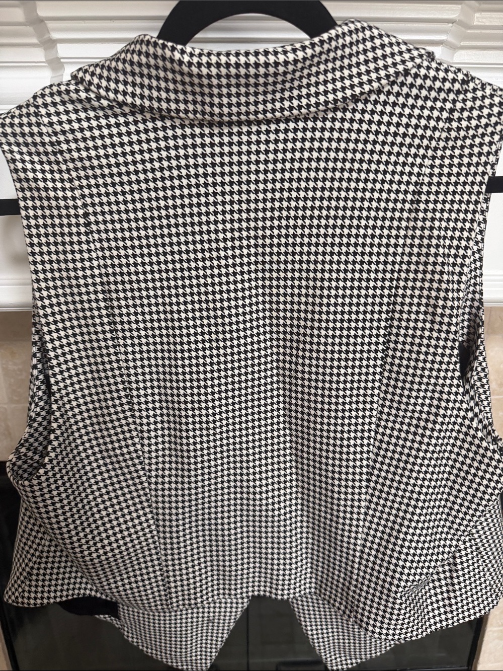 Studio by Torrid Black White Houndstooth Tailored Suit Vest Women's Plus Size 2 - Picture 8 of 11